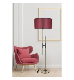 Claret, Rouge, Lampadaire, Corps Métalliques