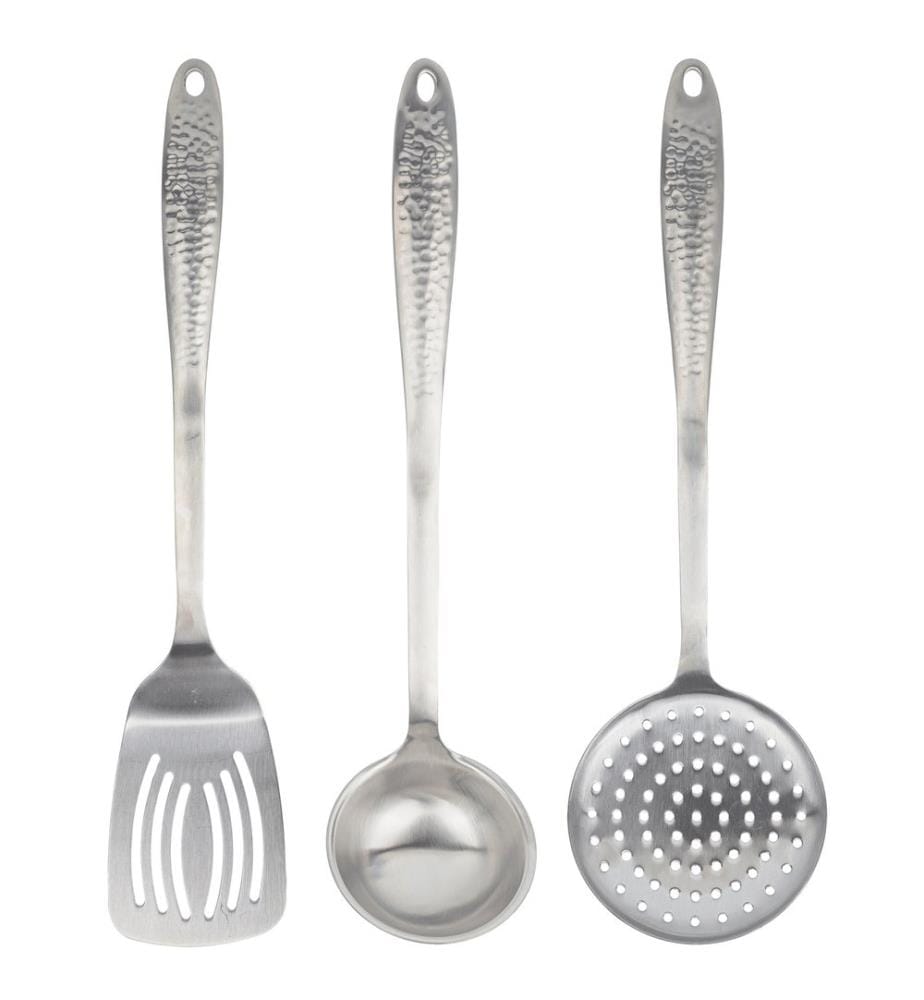3er-Set Utensilien aus Edelstahl
