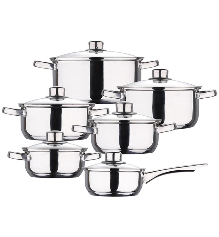 12-teiliges Cassel-Set - Kochgeschirr Metallic