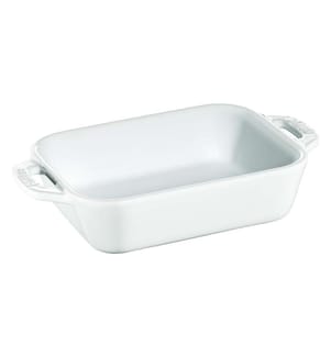 Auflaufform - 22 cm - Weiss