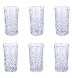 Set von 6 Cocktailgläsern Vintage - 365 ml