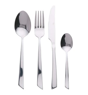 24-teiliges Besteckset - Silber glänzend