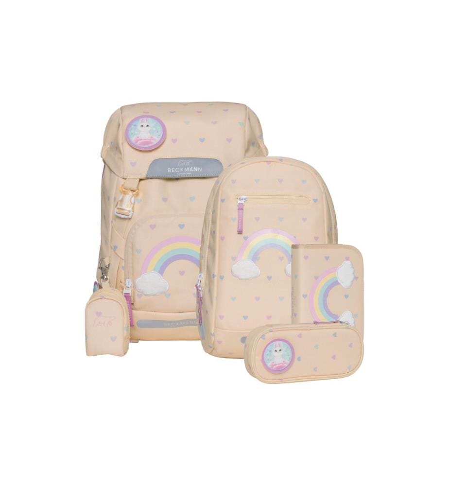 Beckmann Schulthek-Set Classic Yellow Heart 6-teilig