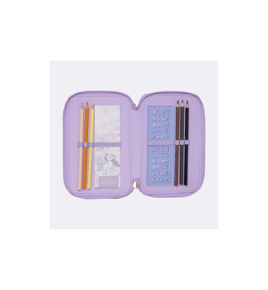Beckmann Etui Classic Triple Unicorn Princess, 28-teilig