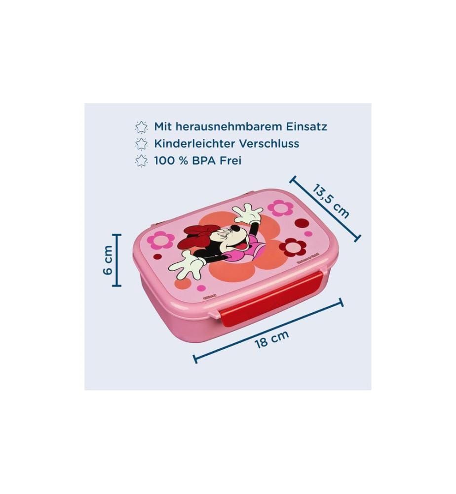 Scooli Lunchbox Minnie Mouse Rot