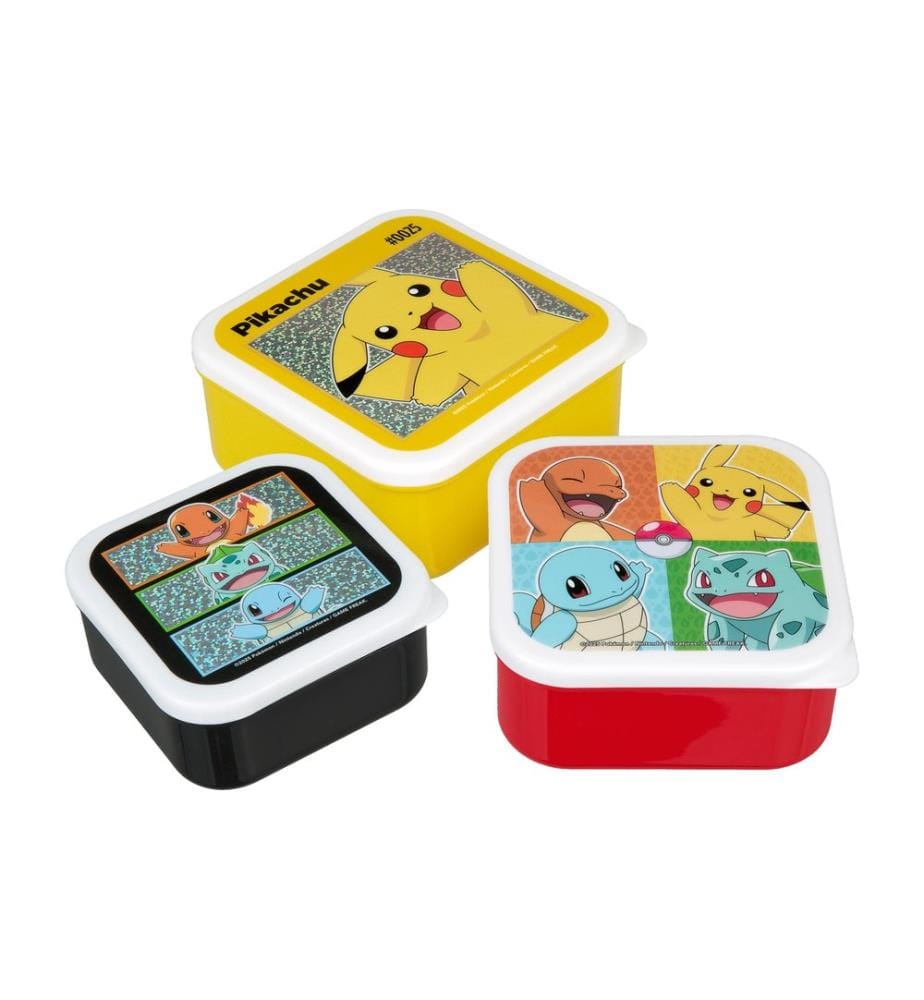 Lot de 3 boîtes à lunch Pokemon Undercover