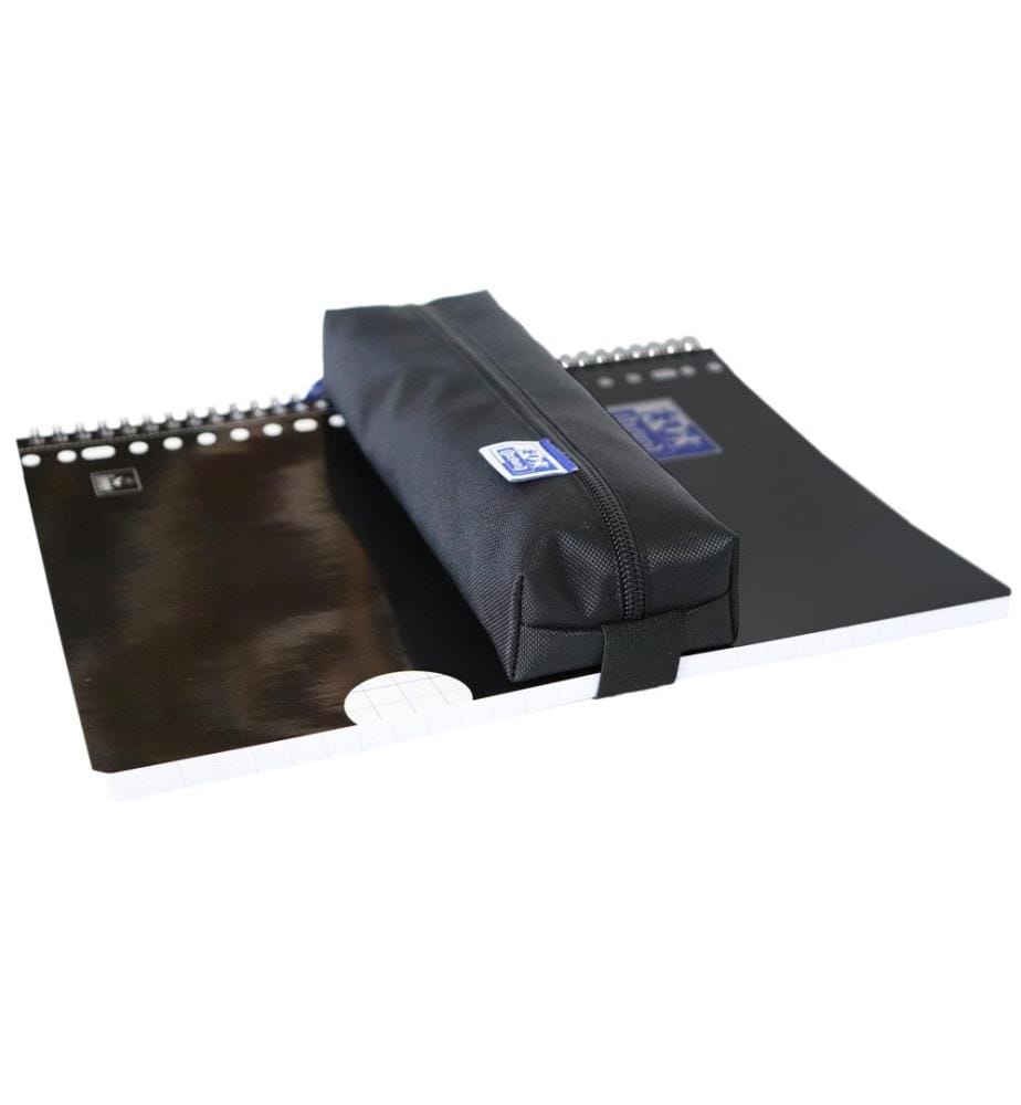 Oxford Trousse d'écolier Kangoo Rectangulaire, Noir