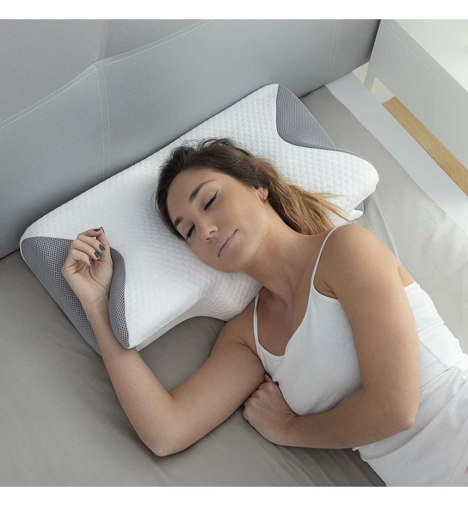 Oreiller Ergonomique Viscoélastique Soutien des Cervicales Conforti