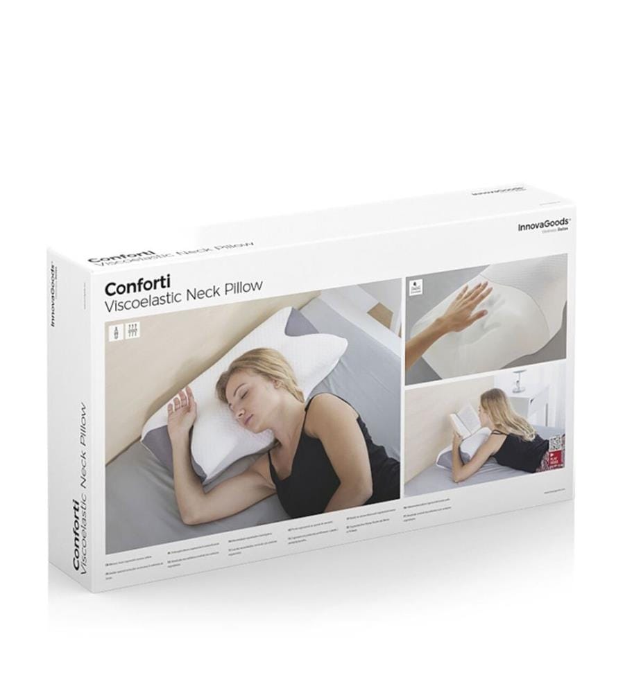 Oreiller Ergonomique Viscoélastique Soutien des Cervicales Conforti