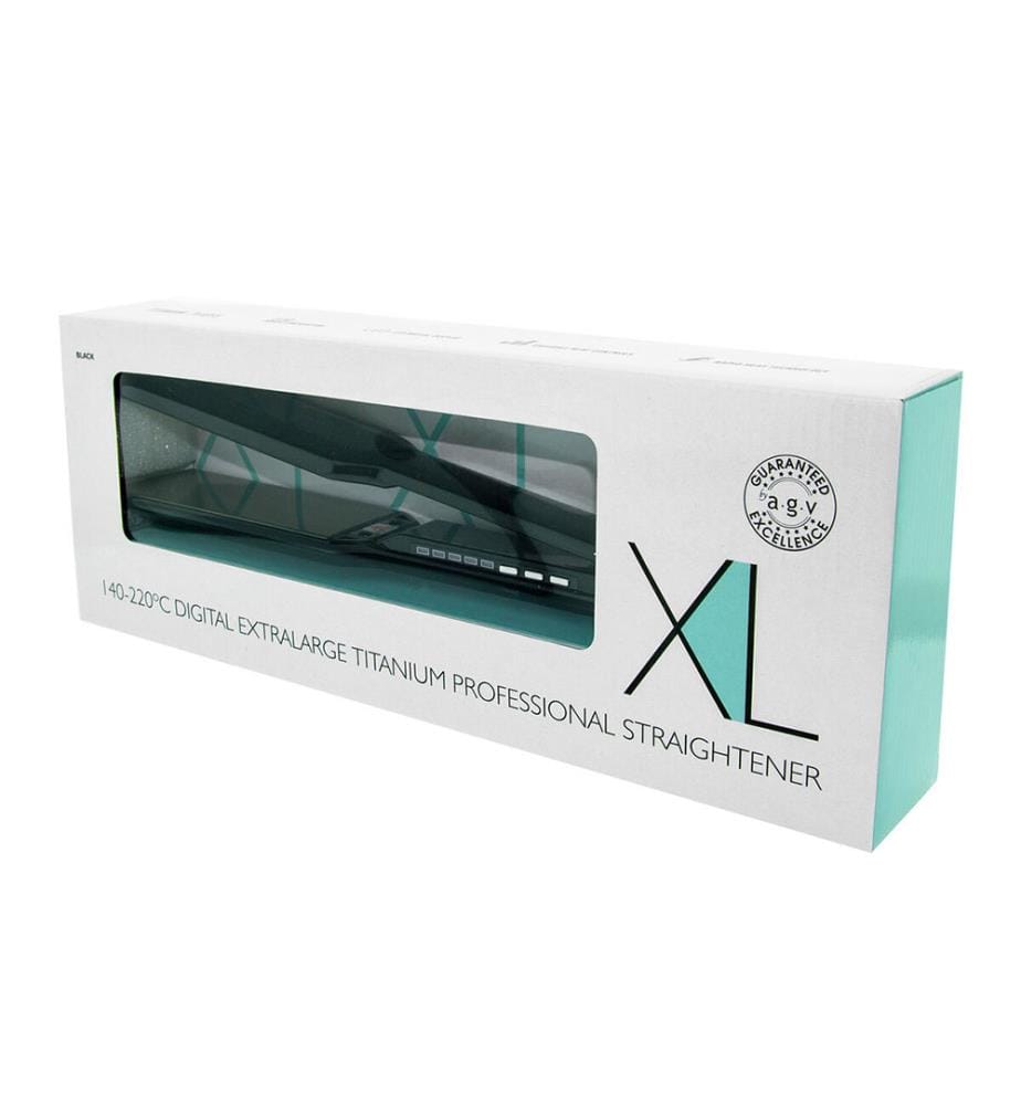 Haarglätter XL 60W Haarglätter XXL 45mm - Schwarz