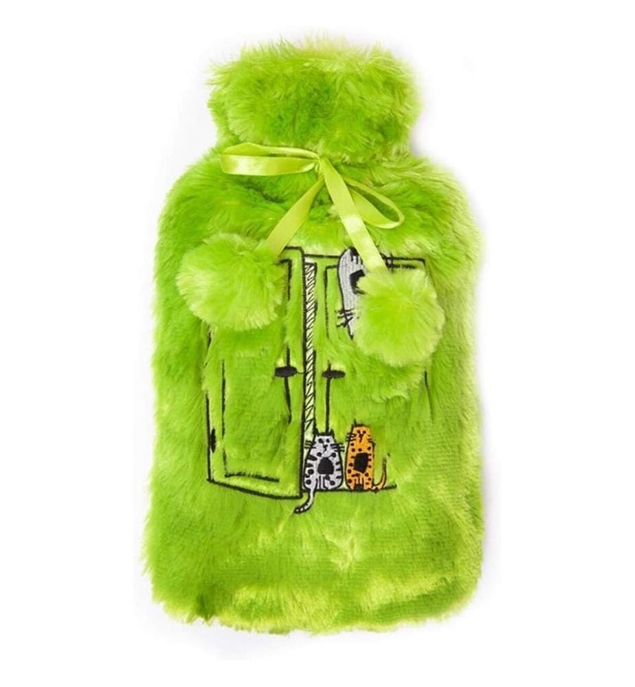 Bottiglia elettrica ad acqua calda Green Cat - Nero