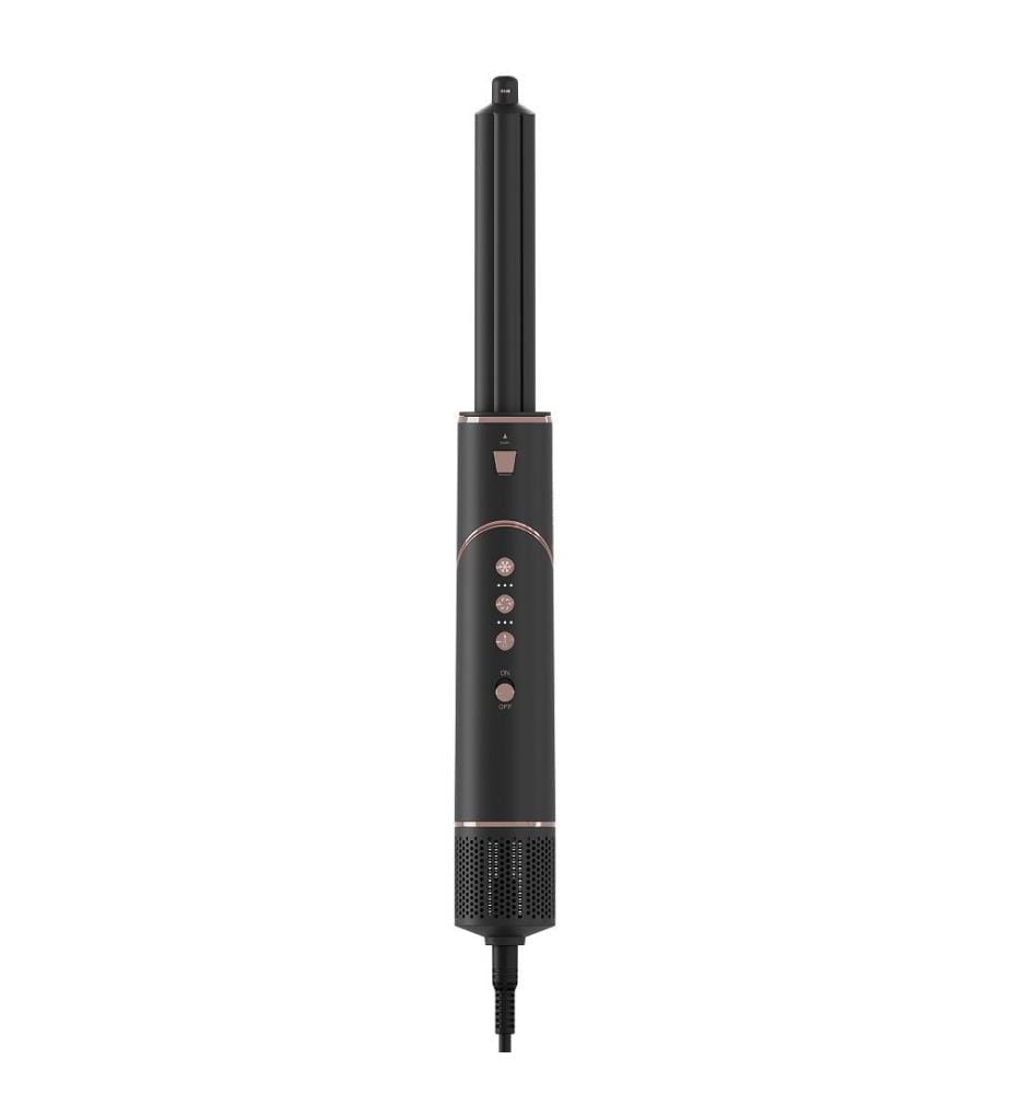 StyleBliss Ionic Multifunktions-Haartrocknerbürste, 6 Zubehörteile - Schwarz