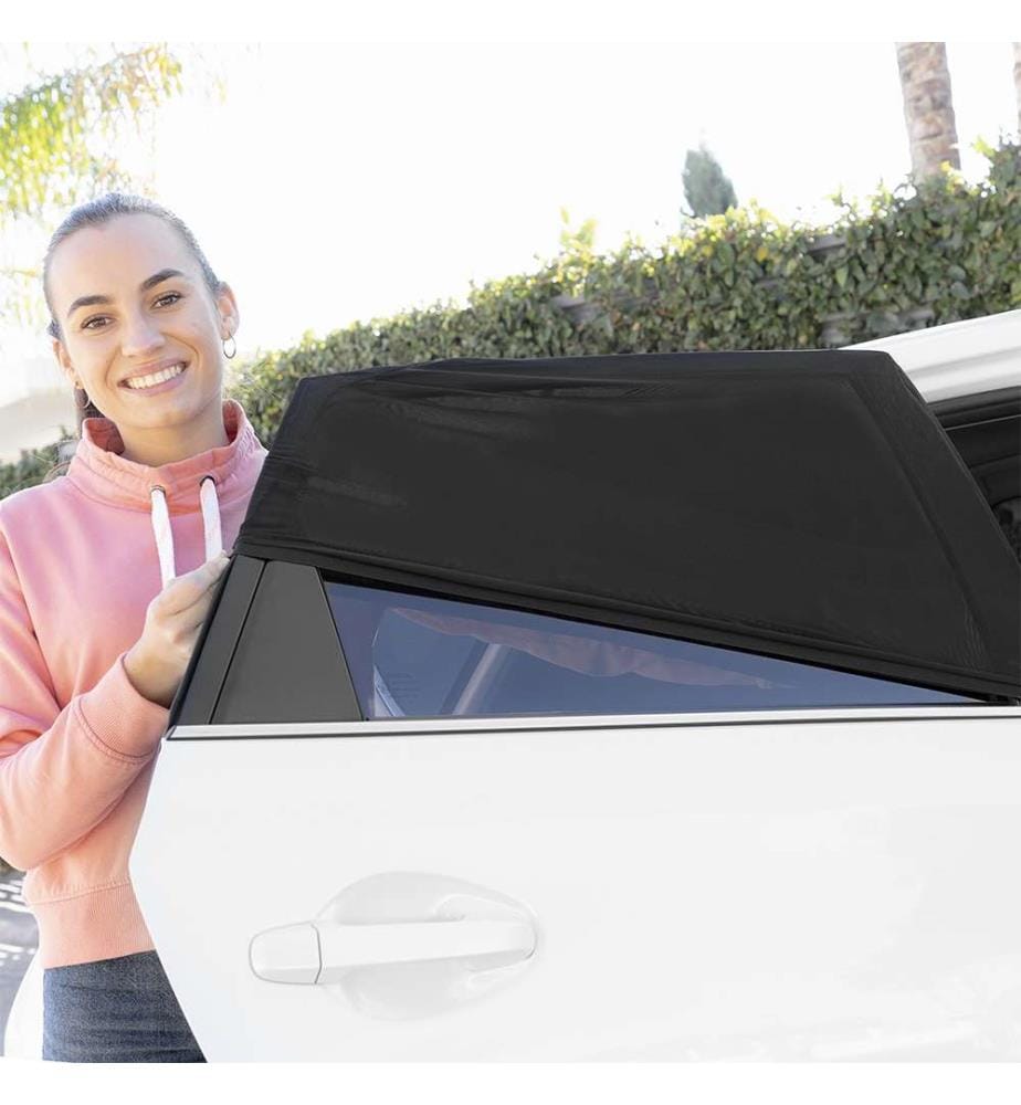 Parasol de Voiture en Maille UVlock Pack de 2 unités - Noir