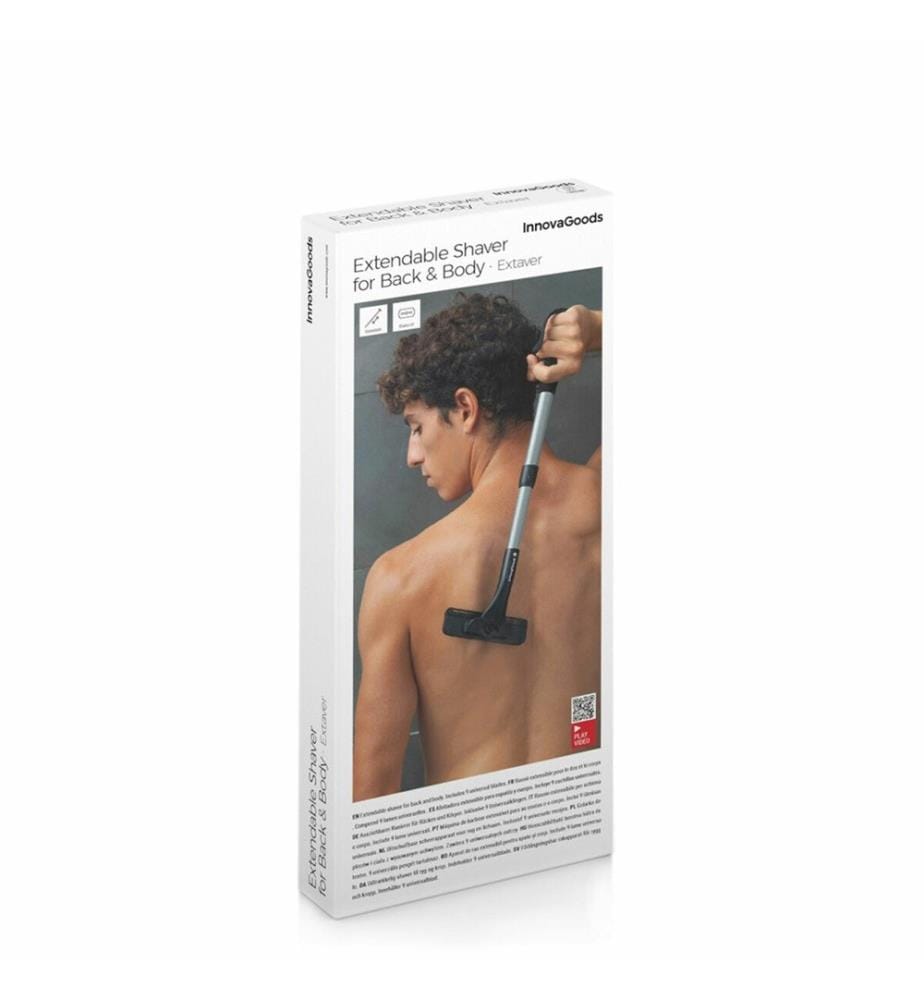 Rasoir pour le Dos et le Corps avec Manche Extensible Extaver