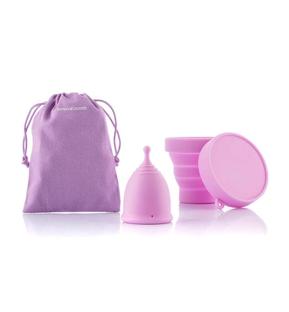Menstruationstasse mit Zubehör Kuppy - S - Violett