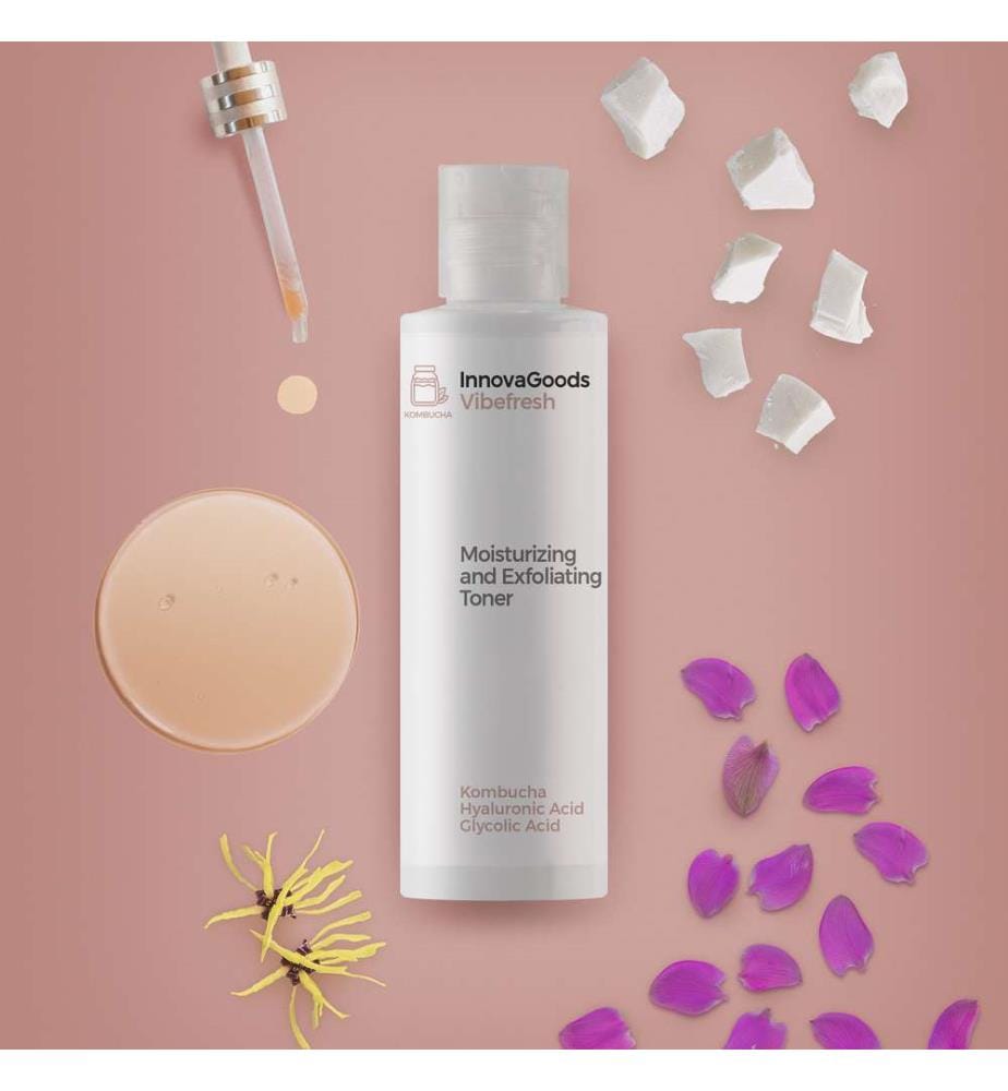 Feuchtigkeitsspendendes und peelendes Gesichtswasser Vibefresh Kombucha 150 ml