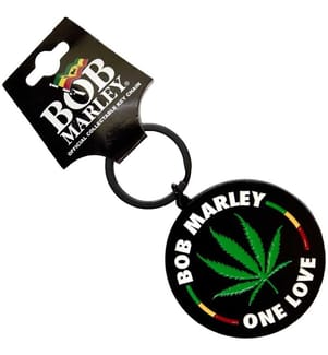 Bob Marley - Schlüsselanhänger Blattdesign