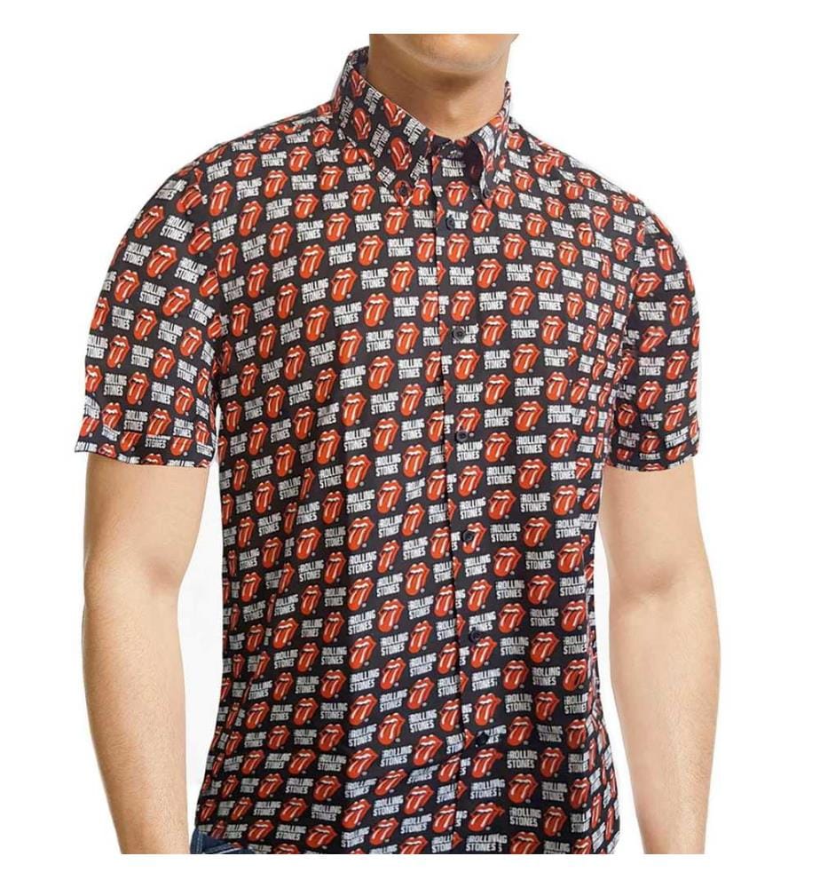 The Rolling Stones - Hemd Rundum bedruckt für Herren/Damen Unisex
