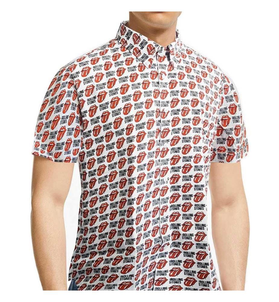The Rolling Stones - Hemd Rundum bedruckt für Herren/Damen Unisex