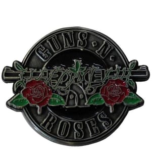 Guns N Roses - Kreis-Logo - Abzeichen - Metall