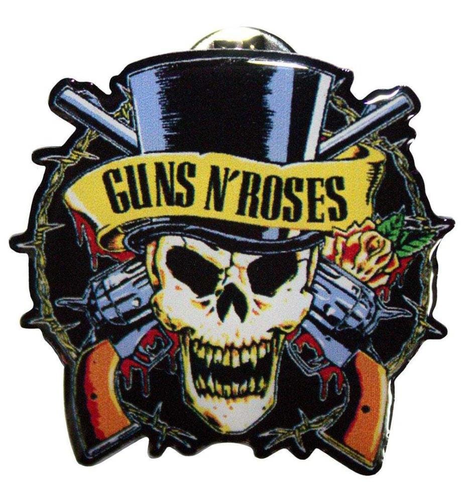 Guns N Roses - Zylinderhut - Abzeichen - Edelstahl