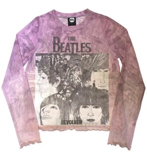 The Beatles - "Revolver" Kurzes Top für Damen Langärmlig
