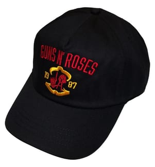 Guns N Roses - "Sunset Strip ´87" Baseball-Mütze für Herren/Damen Unisex, Rückseitiger Aufdruck