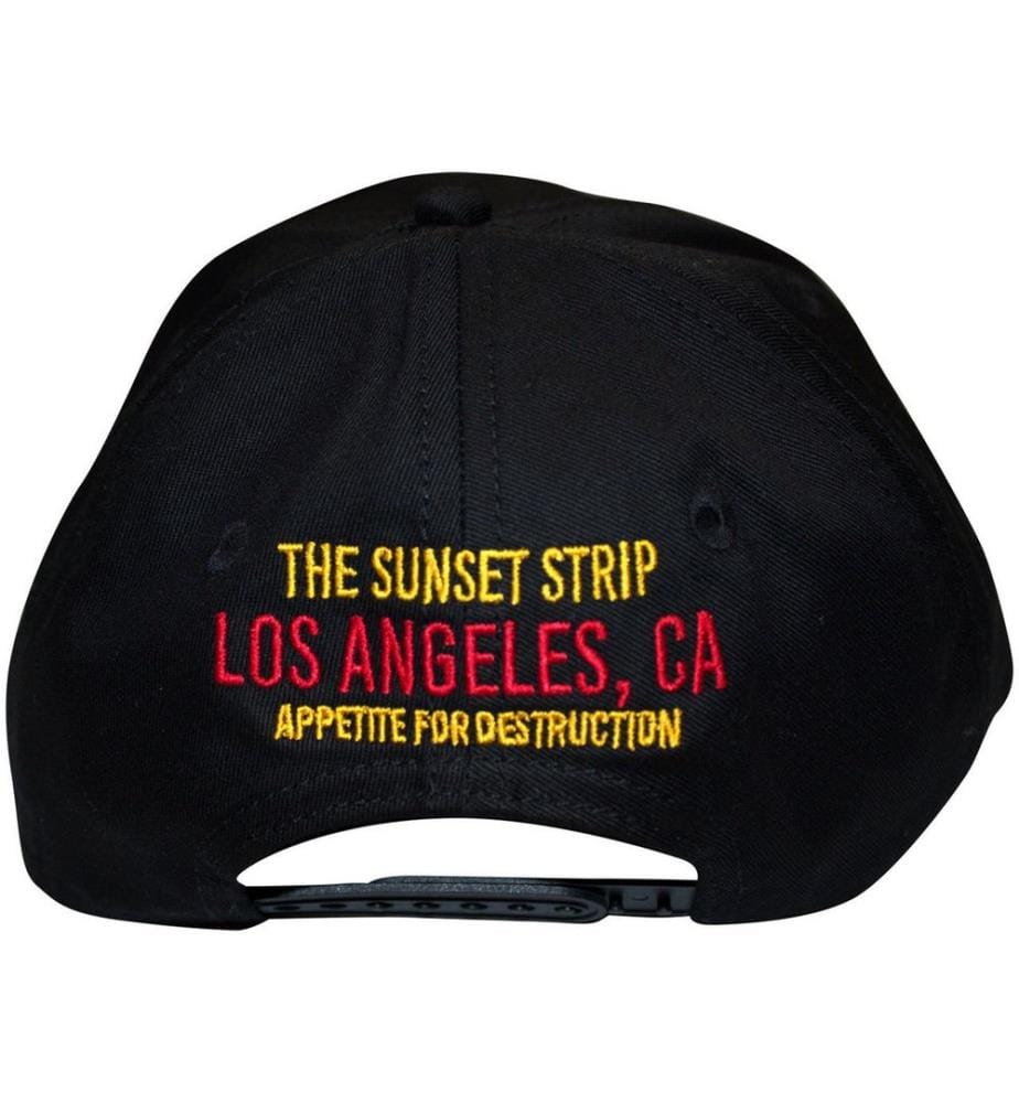 Guns N Roses - "Sunset Strip ´87" Baseball-Mütze für Herren/Damen Unisex, Rückseitiger Aufdruck