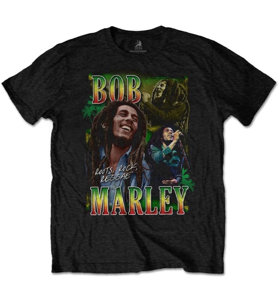 Bob Marley - "Roots Rock Reggae Homage" T-Shirt für Herren/Damen Unisex