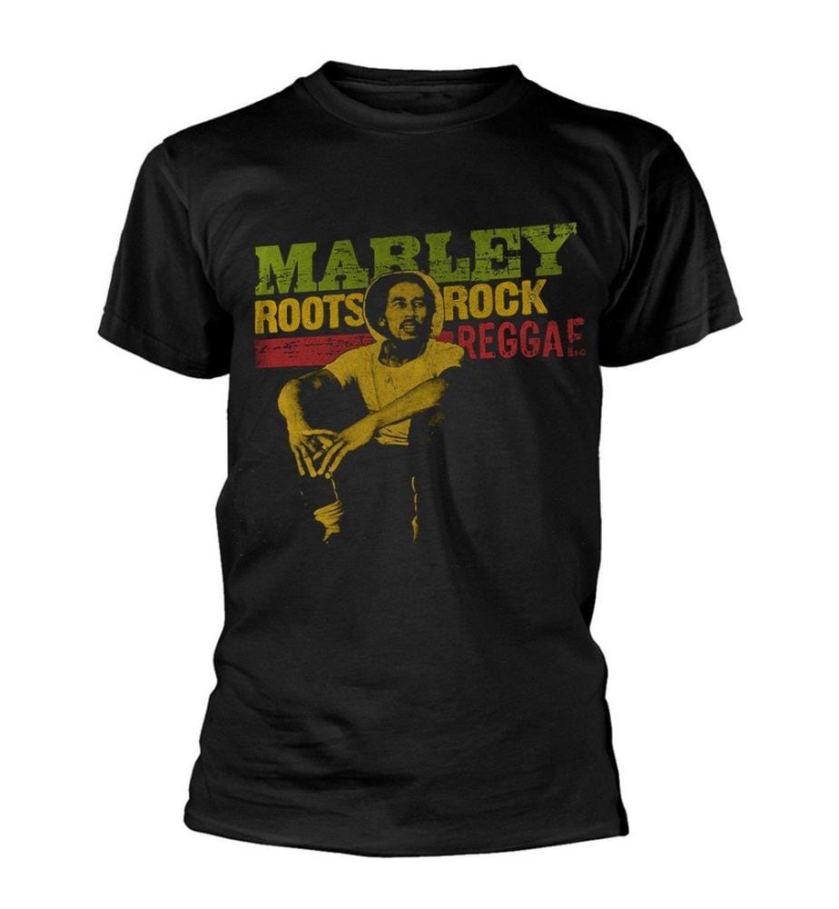 Bob Marley - "Roots Rock Reggae" T-Shirt für Herren/Damen Unisex