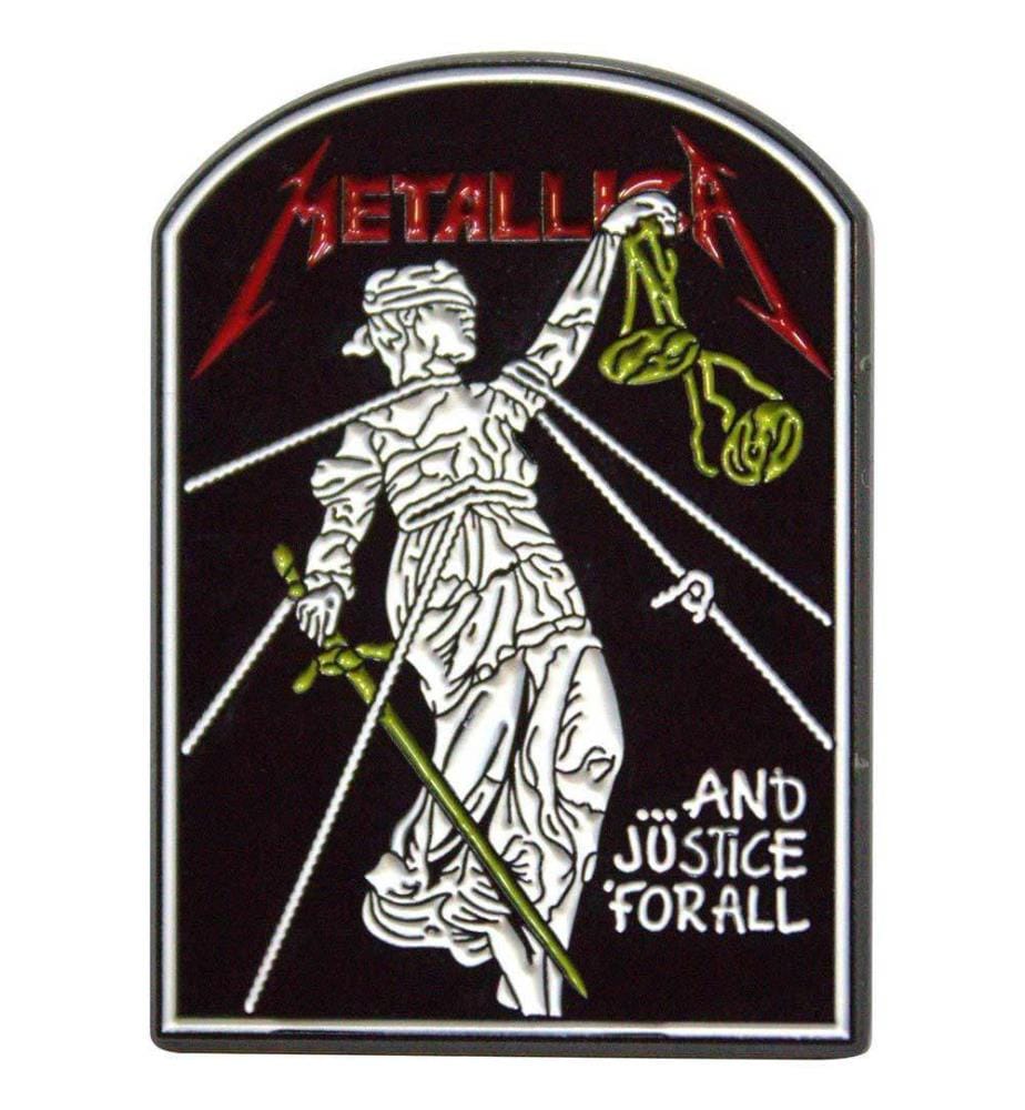 Metallica - Abzeichen "And Justice For All Tombstone" - Zink-Legierung
