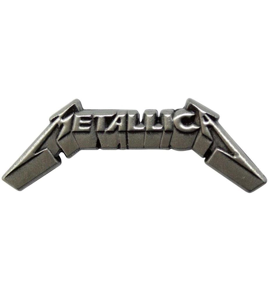 Metallica - 3D-Logo - Abzeichen - Zink-Legierung