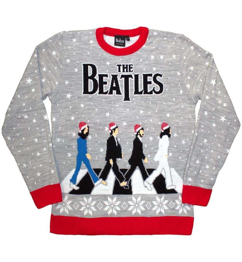 The Beatles - "Drop T" Sweatshirt für Herren/Damen Unisex - weihnachtliches Design
