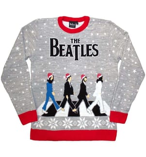The Beatles - "Drop T" Sweatshirt für Herren/Damen Unisex - weihnachtliches Design