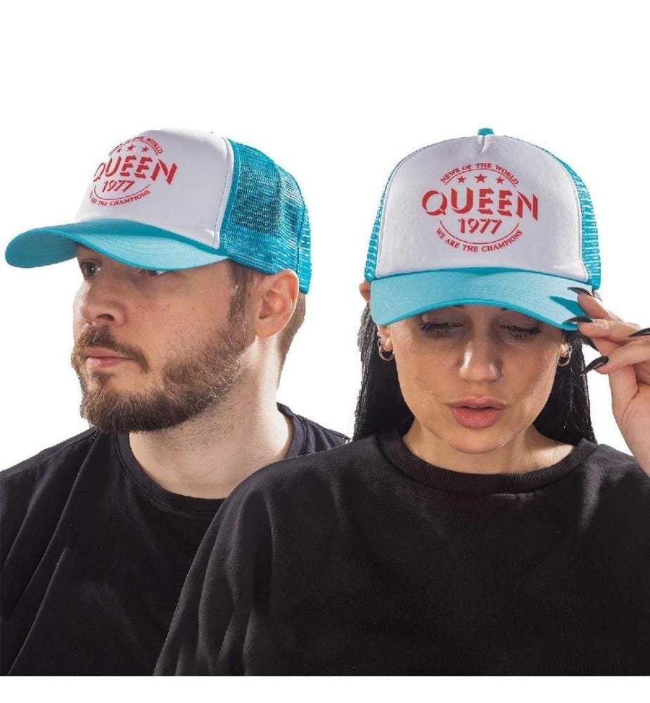 Queen - "Champions 77" Baseball-Mütze Mesh-Einsatz für Herren/Damen Unisex