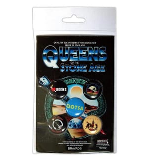 Queens Of The Stone Age - Logo - Abzeichen 5er-Pack - Metall, Kunststoff