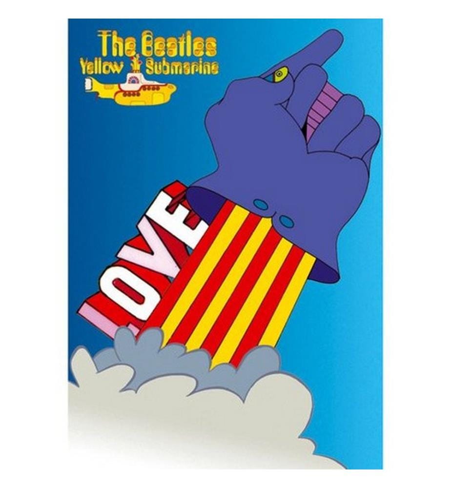 The Beatles - Carte postale YELLOW SUBMARINE