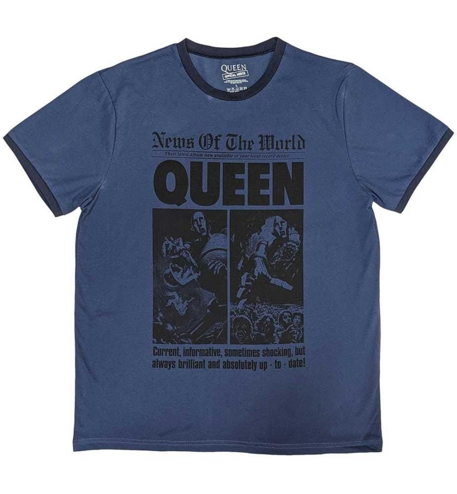 Queen - "News  Of The World 40th Front Page" T-Shirt für Herren/Damen Unisex