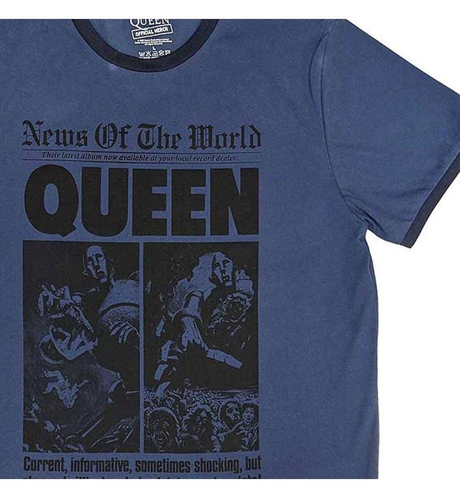 Queen - "News  Of The World 40th Front Page" T-Shirt für Herren/Damen Unisex