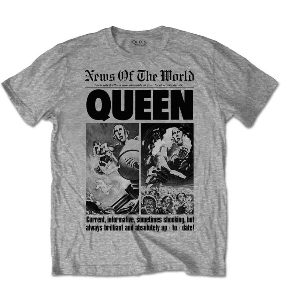 Queen - "News Of The World" T-Shirt für Herren/Damen Unisex