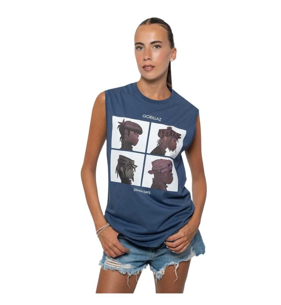 Gorillaz - "Demon Days" Ärmelloses Oberteil für Herren/Damen Unisex