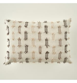 Housse de coussin décorative Stitch 35x50 cm - Beige