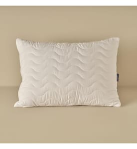 Protège-oreiller matelassé en microfibre 50x70 cm - Blanc