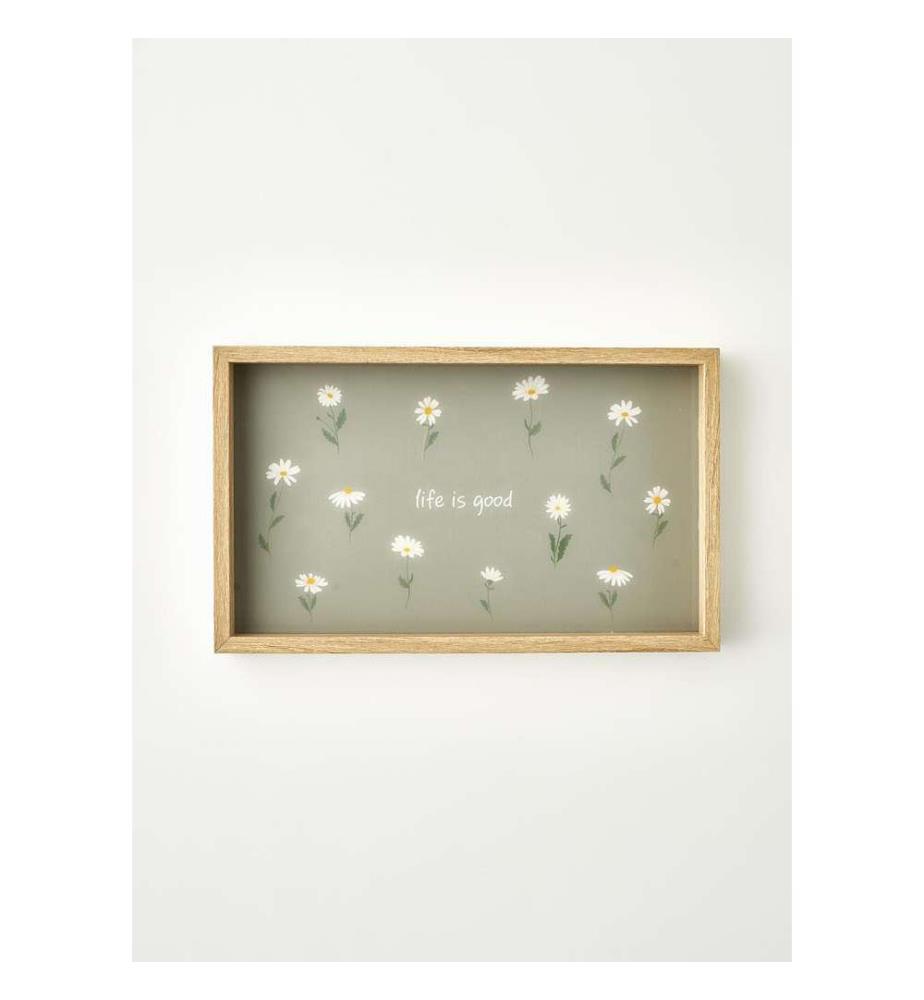 Deko-Tablett Daisy - Grün