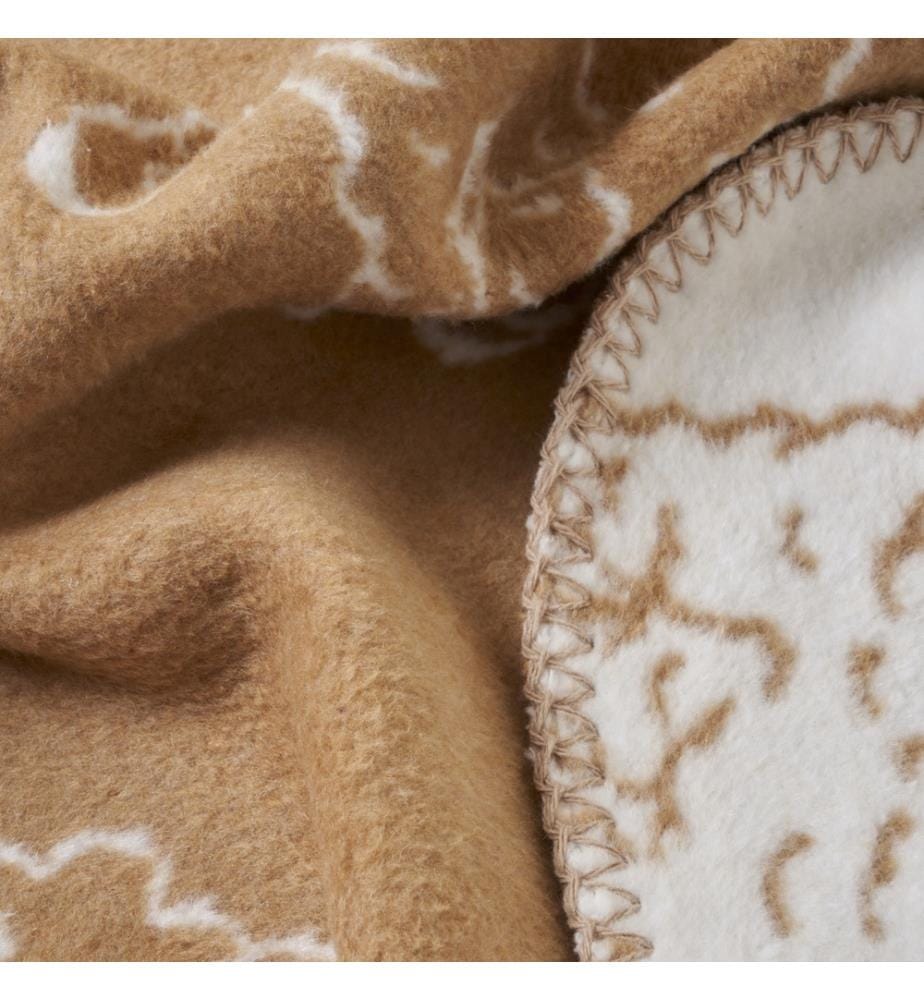 Couverture bébé Alpaga 100x120 cm - Beige