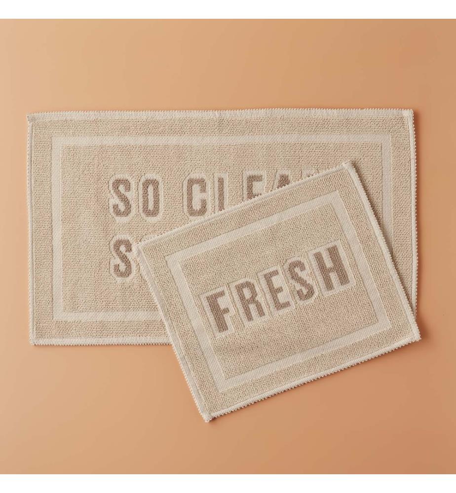 Clean & Fresh Besen-Set 60x100 cm - Creme
