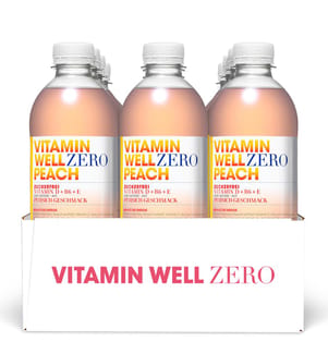 Vitamin Well Zero Peach - 12 x 50 cl
