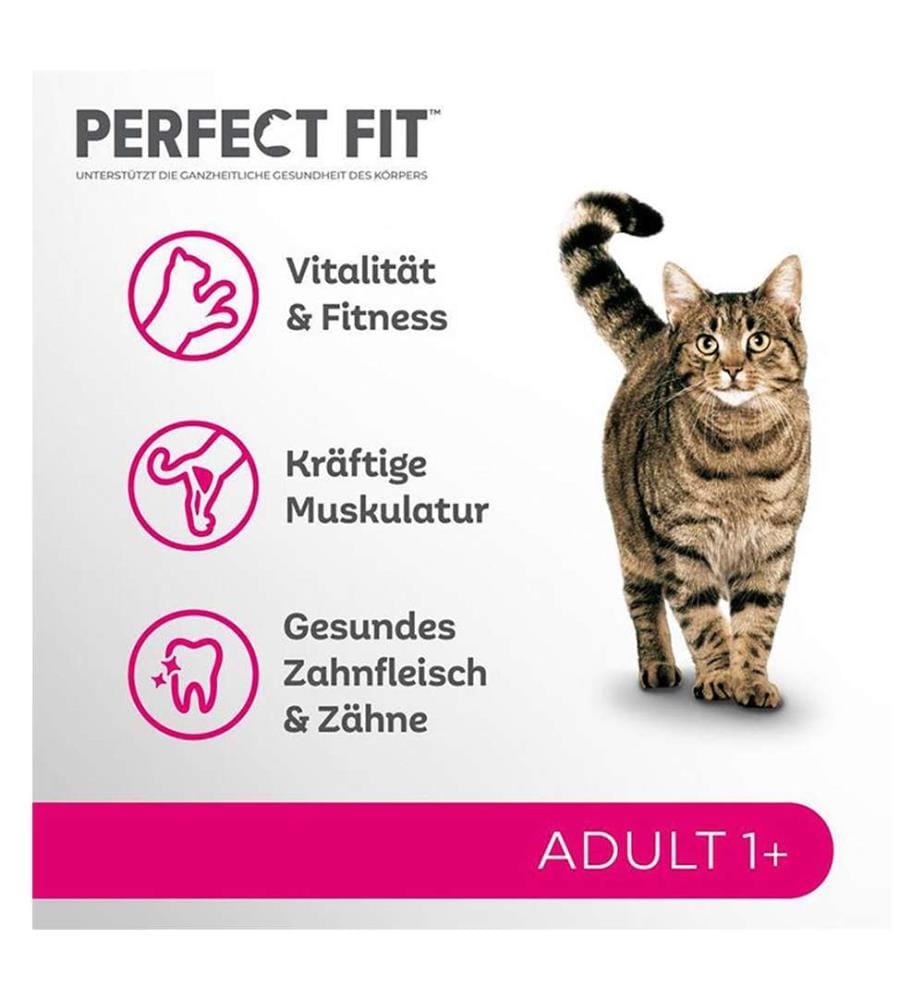 5x Perfect Fit™ - Adult 1+ Dry Food with Salmon - 1400 g