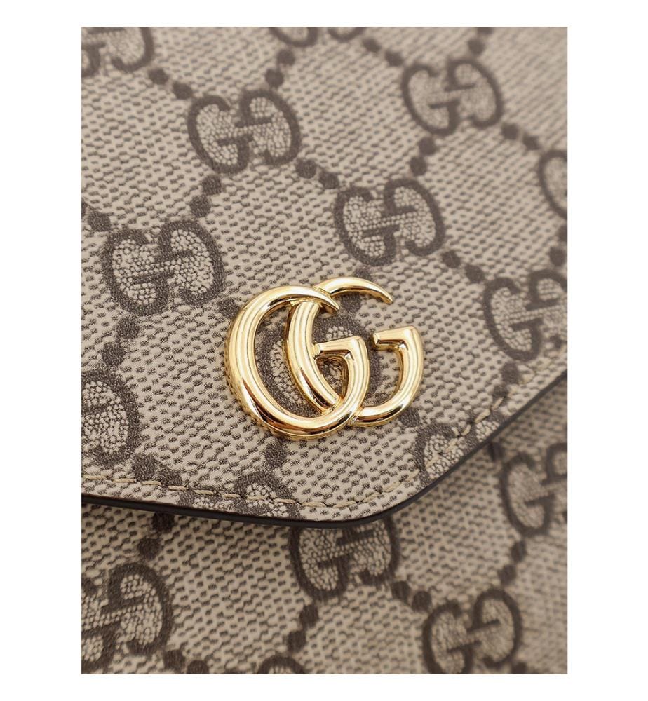 Borsa a tracolla in tessuto Ophidia Supreme - Beige
