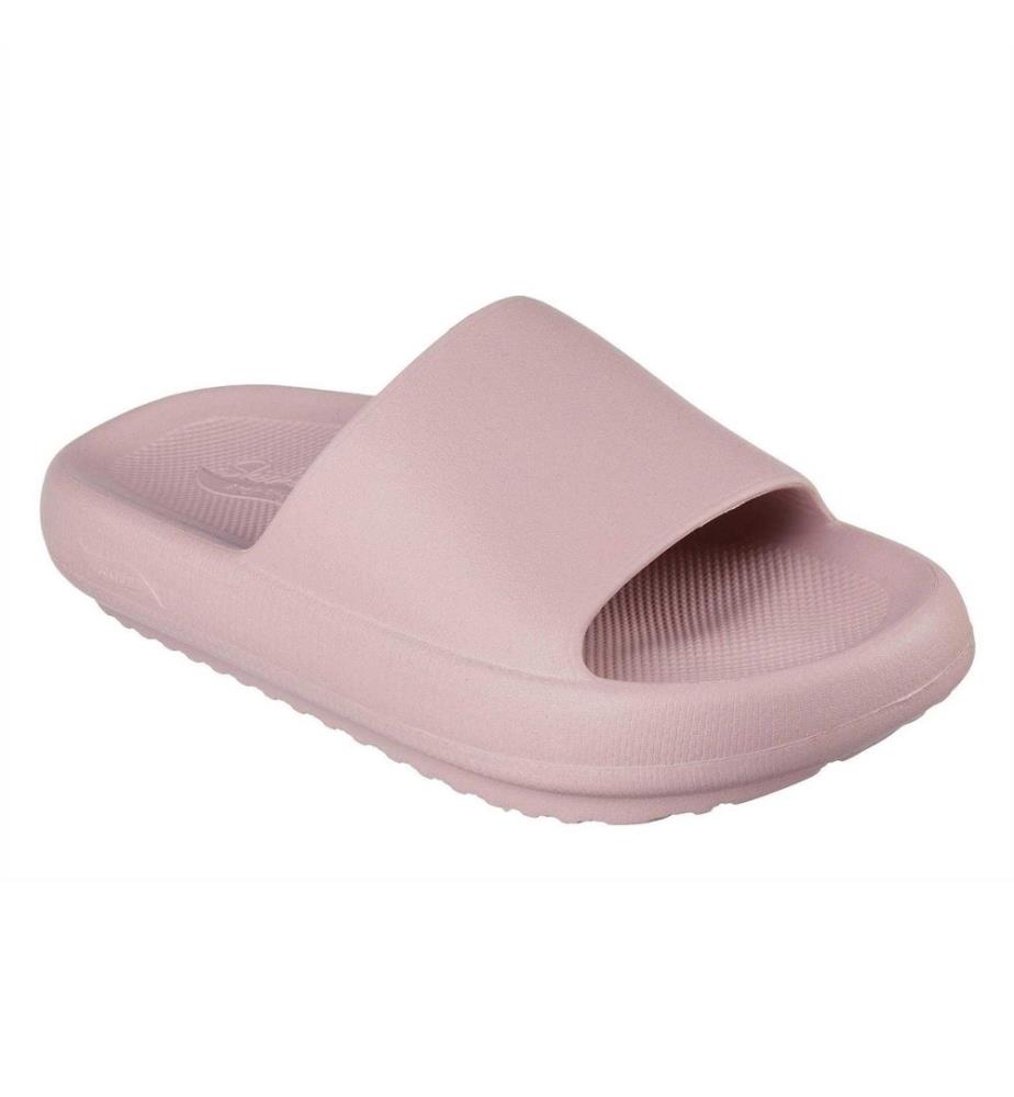 Skechers - Einzelner Riemen Badesandale für Damen, Passt über dem Spann, Flach